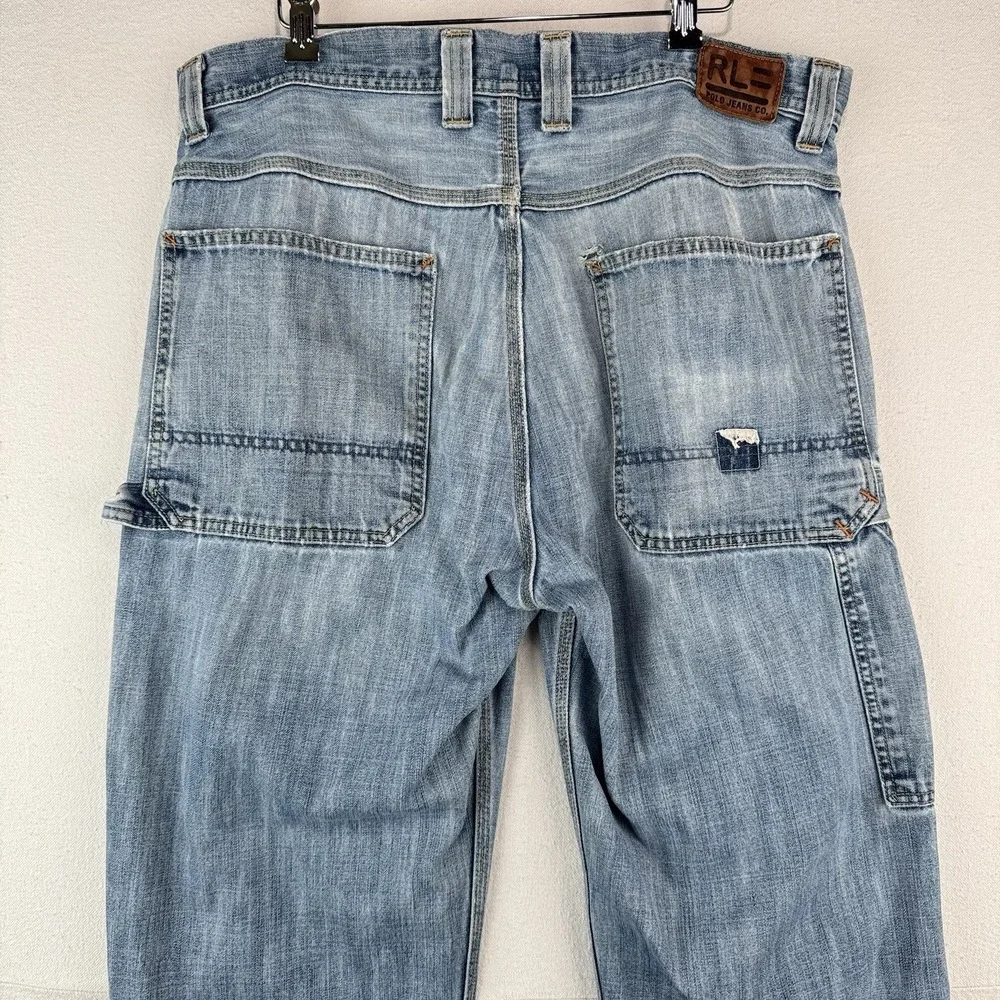 Vintage Ralph Lauren Polo Jeans Co Distressed Wyatt Carpenter Pants Mens 36x32